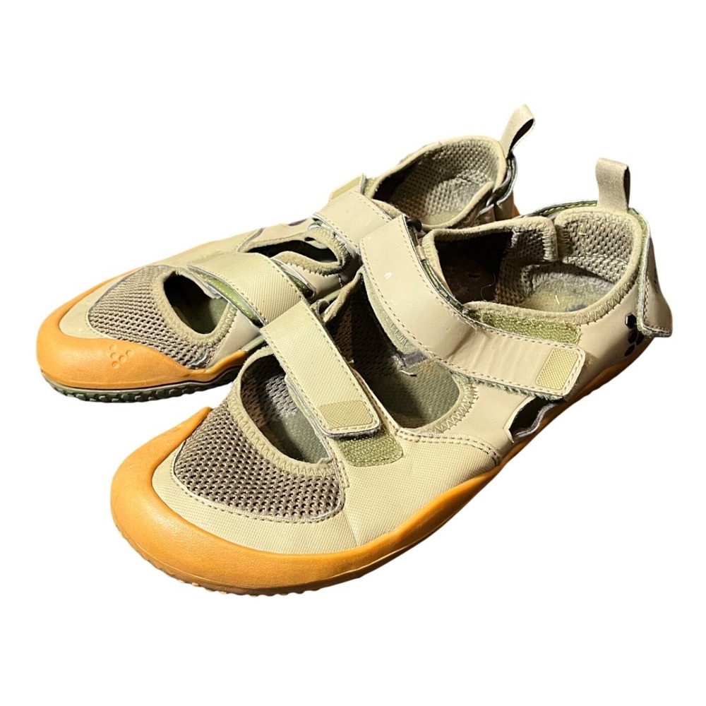 Vivobarefoot Tracker Sandal Women 41 Tan Orange Minimalist Barefoot Sandals